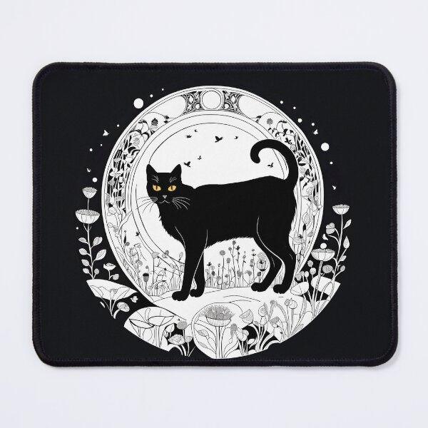 Item preview, Quietude II Black Cat With Golden Eyes designed and sold by Glimmersmith.