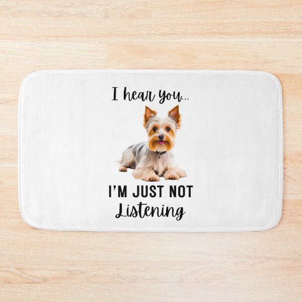 Item preview, Funny Biewer Terrier Design: I Hear You, I'm Just Not Listening designed and sold by Fredster1966.