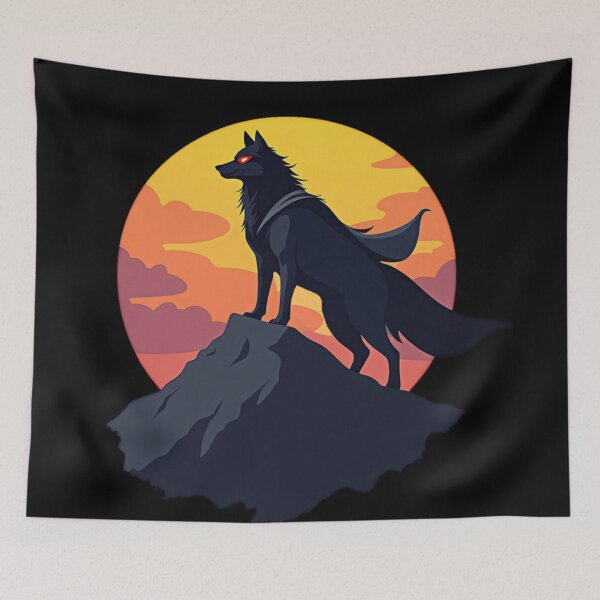 Item preview, Wolf on the Mountaintop designed and sold by PattaZone.