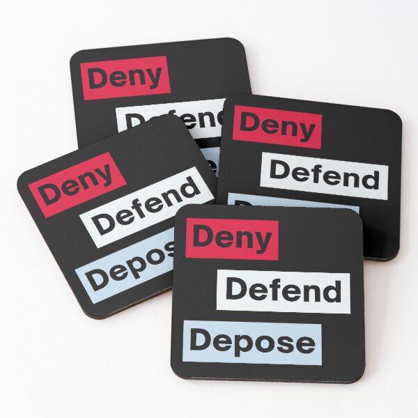 Item preview, Deny, Defend, Depose designed and sold by DesignDazzles.