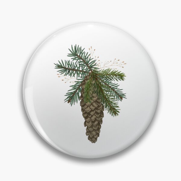 Item preview, Maine White Pine Cone State Flower Classic T-shirt Sticker designed and sold by ThinkNature!.