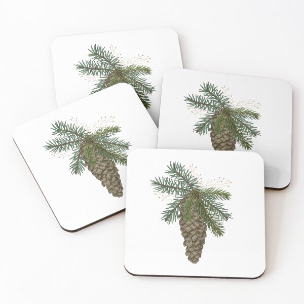 Item preview, Maine White Pine Cone State Flower Classic T-shirt Sticker designed and sold by ThinkNature!.