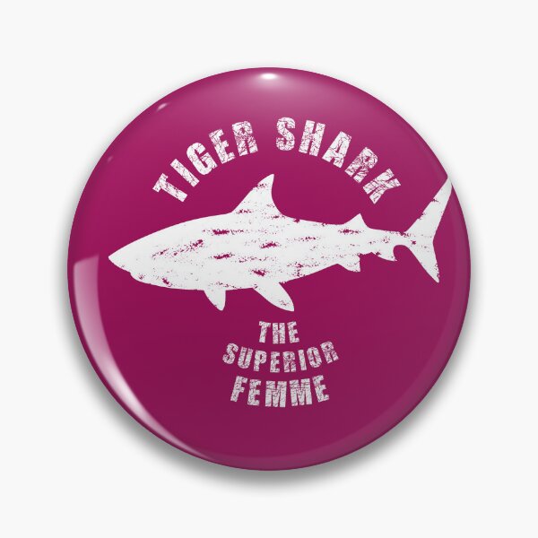Item preview, Tiger Shark - The Superior Femme, Unique designed and sold by villacreativa.