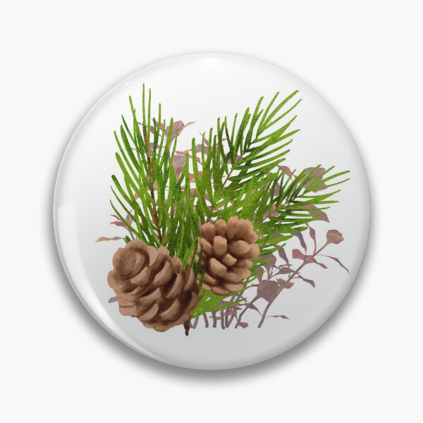 Item preview, Maine White Pine Cone State Flower Classic T-shirt Sticker designed and sold by ThinkNature!.