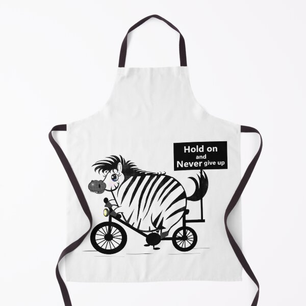 Item preview, Chonky zebra - Hold on and never give up designed and sold by Shirley cute art .