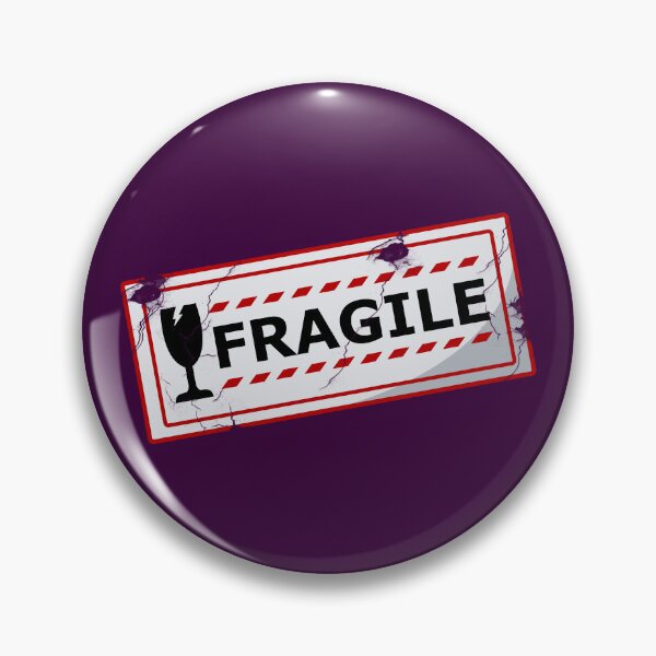 Item preview, Fragile Warning Sign – Handle with Care! designed and sold by Fun Funky Designs.