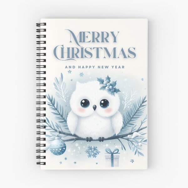 Item preview, Merry Christmas Owl designed and sold by MusesWhispers.