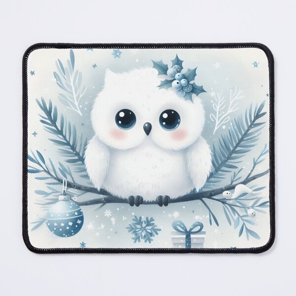Item preview, Merry Christmas Owl designed and sold by MusesWhispers.