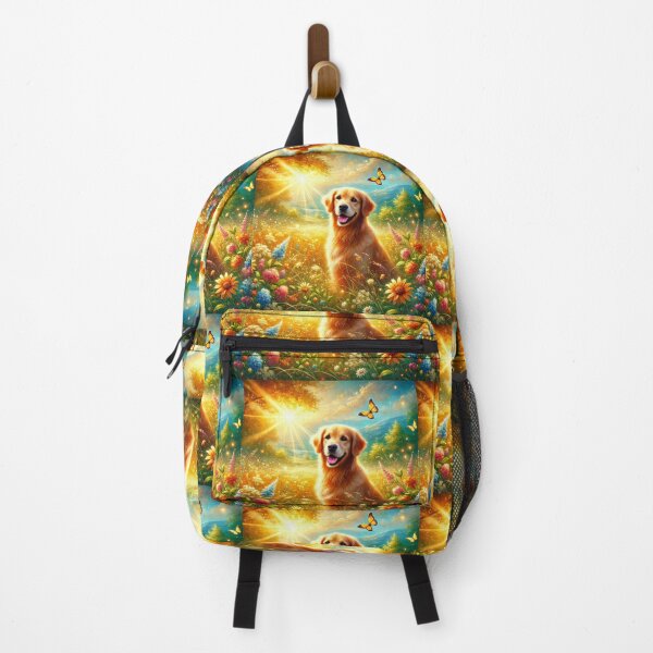 Item preview, Golden Retriever Bliss: Sunshine in a Field of Flowers designed and sold by Meta2Physical.
