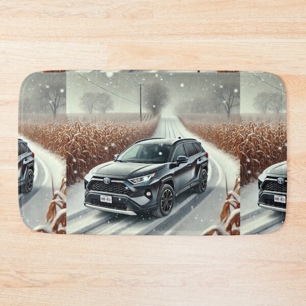 Item preview, Winter Drive Through Indiana's Snowy Cornfields designed and sold by Meta2Physical.