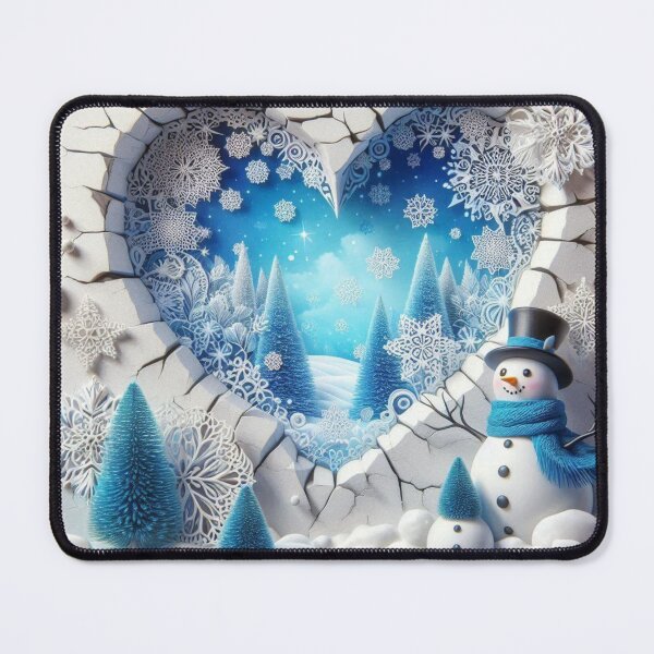 Item preview, 3d Winter Heart designed and sold by DesignsbyVelvet.