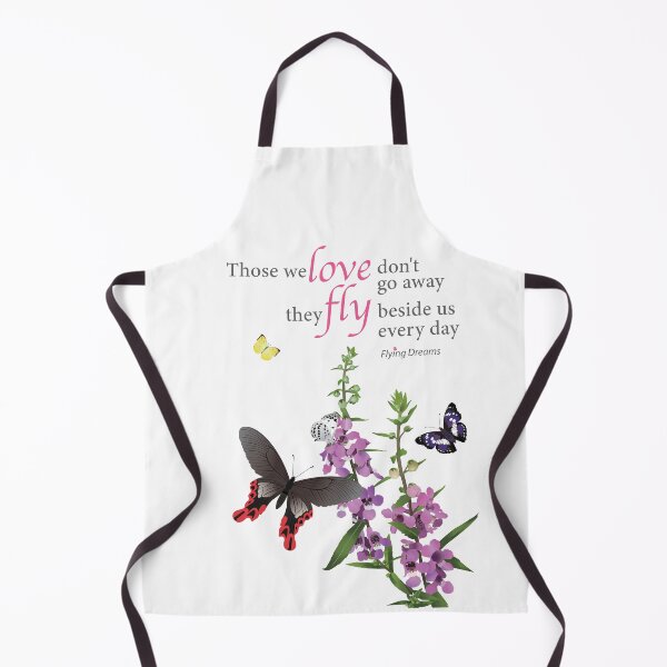 Item preview, Those We Love Fly Beside Us - Butterfly Tribute Poster designed and sold by FlyingDreamsArt.