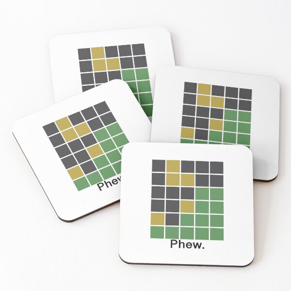 Item preview, Wordle Grid Phew designed and sold by Sci-Art-Cafe.
