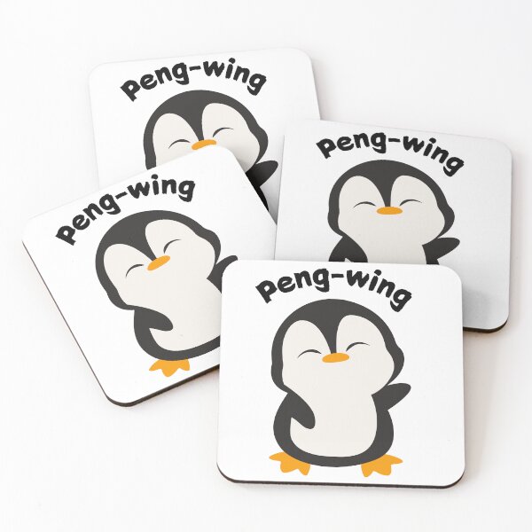 Item preview, Penguin Funny Cute T-Shirt Peng-Wing designed and sold by TheDiveShirt.