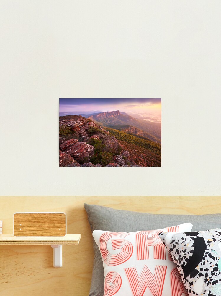 Thumbnail 2 of 3, Photographic Print, Redmans Bluff from Mt William, Grampians, Australia designed and sold by Chockstone.