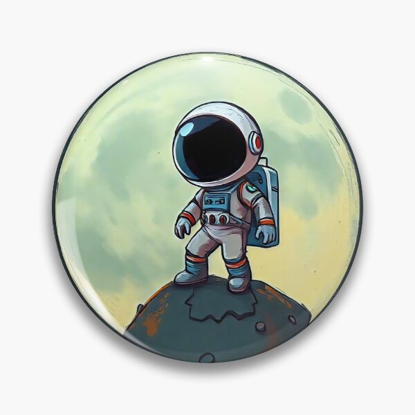 Item preview, Tiny Astronaut on Floating Moon Rock designed and sold by ChrisButler.