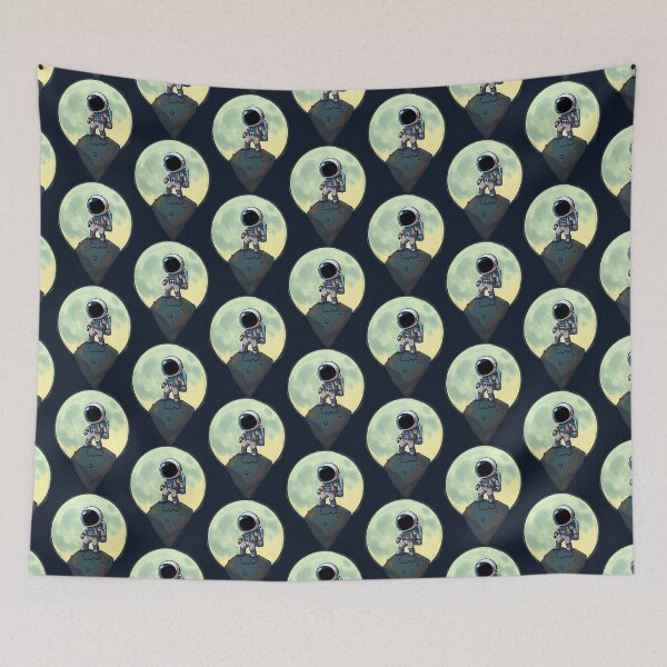 Item preview, Tiny Astronaut on Floating Moon Rock designed and sold by ChrisButler.