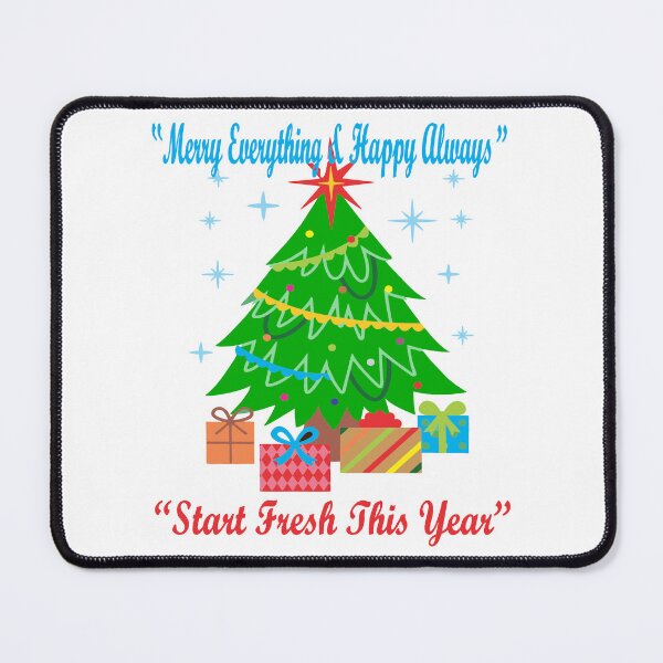 Item preview, Merry Everything & Happy Always - Start Fresh this Year. designed and sold by Pansies1.