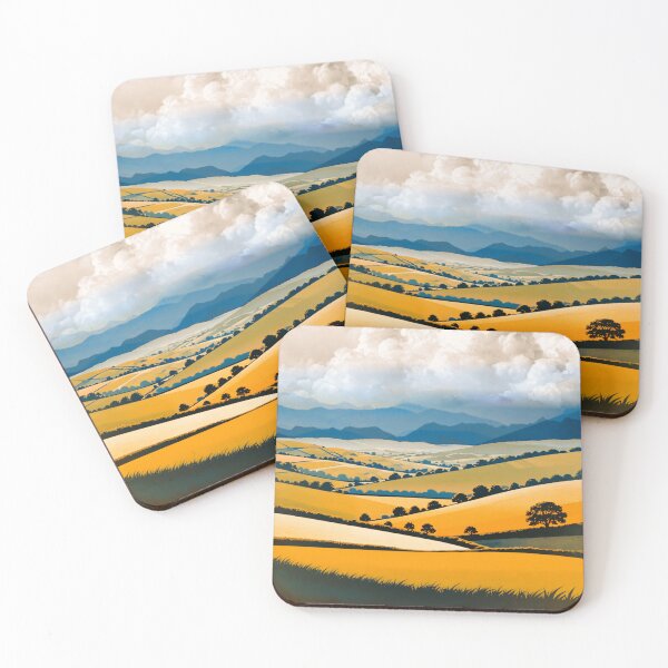 Item preview, Golden Horizons – A Serene Countryside Escape designed and sold by Sanctum Icons.