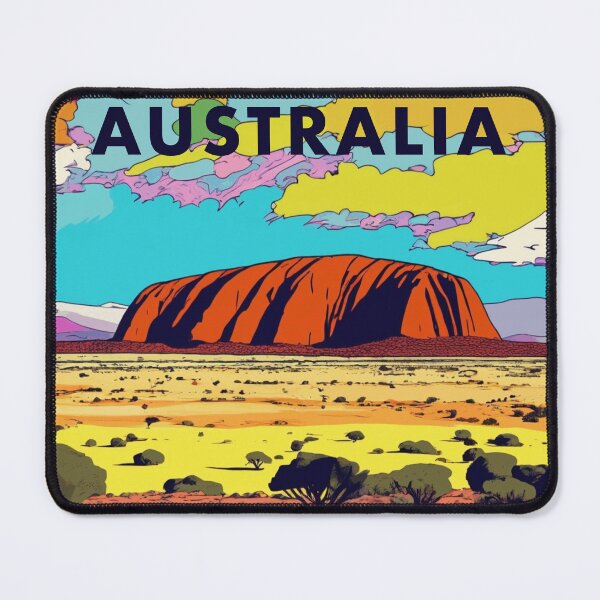 Item preview, Souvenir from Australia Uluru Pop Art designed and sold by GhumGham.