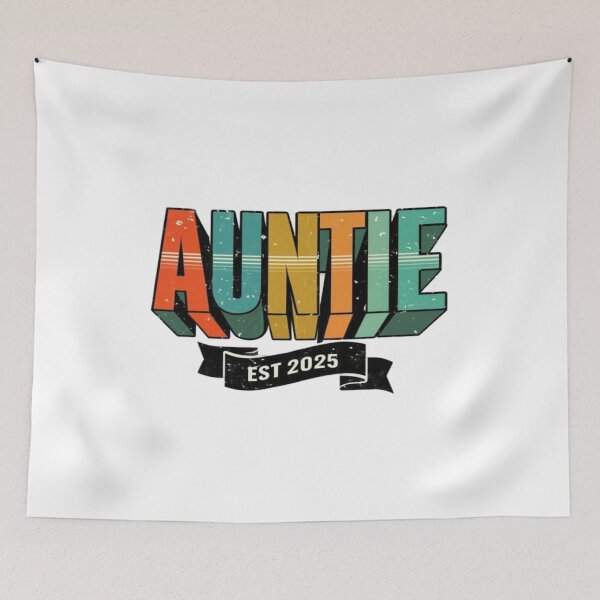 Item preview, Colorful Vintage Auntie  Typography Design designed and sold by RubyCollection.