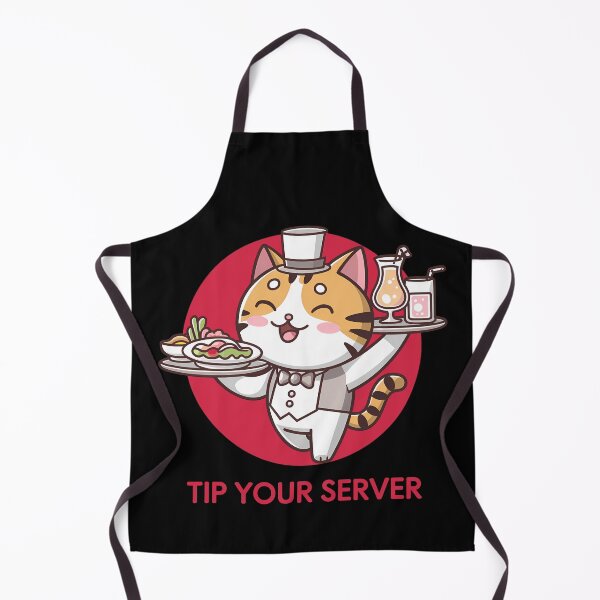 Item preview, Restaurant Server designed and sold by Funny Vintage Stickers And T-Shirts.