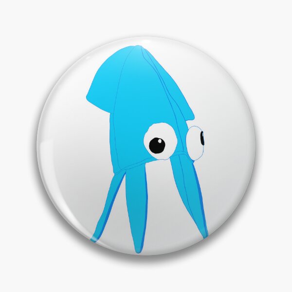 Item preview, Light Blue Squid designed and sold by DoodleBren.