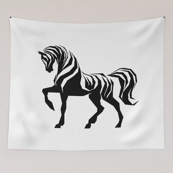 Item preview, Majestic Geometric Horse designed and sold by the Zarock Shop.