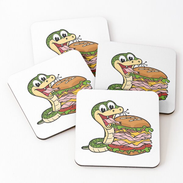 Item preview, Snake Eating Club Sandwich | Sandwich | Gobble Gala  designed and sold by Kids GobbleGala.