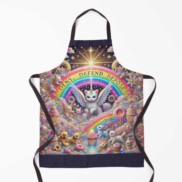 Item preview, Deny Defend Depose Ciute Unicorn Kitten Rainbow Cupcakes designed and sold by brehto.