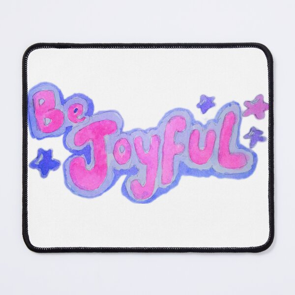 Item preview, Be joyful positive affirmation quote typography design designed and sold by happiartworks .