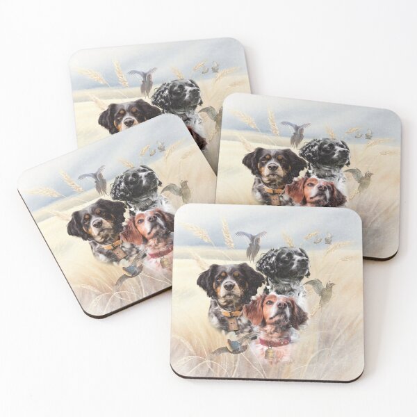Item preview, Épagneul breton , Breton Spaniels, French Brittany designed and sold by TammyHunterArt.