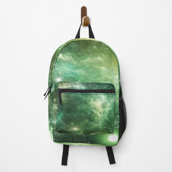 Item preview, Green Cosmic Nebula | Mystical Galactic Scene designed and sold by RealmBeastsAI.