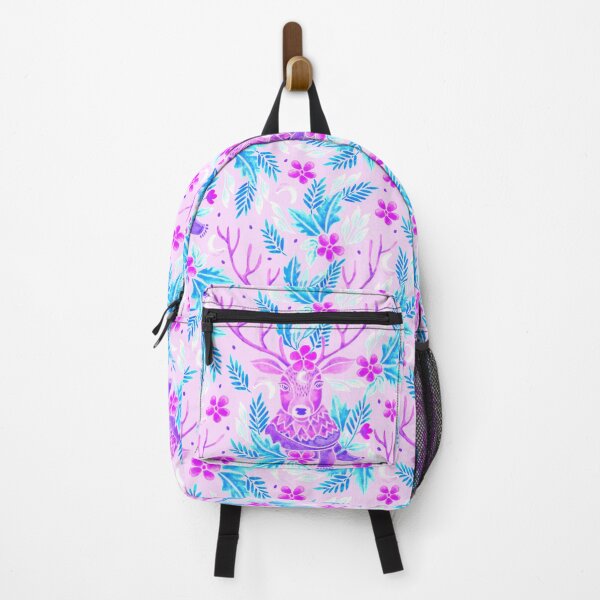 Item preview, Enchanting Reindeer: Hidden in Greenery - Pink and Blue designed and sold by Kaushlydraw.