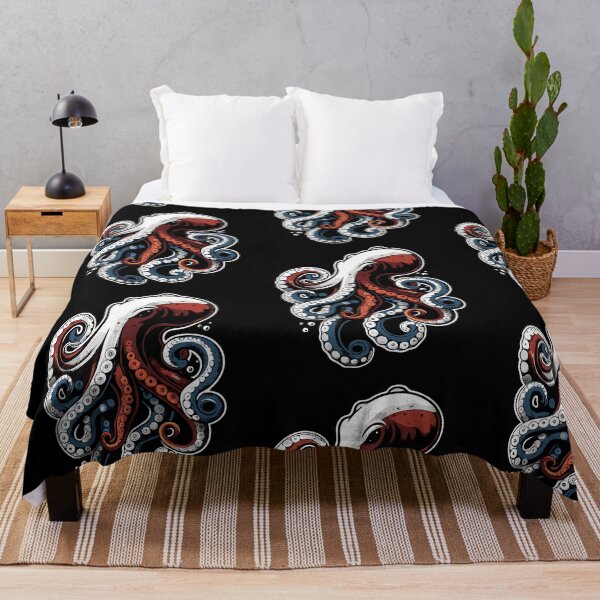 Item preview, Colorful Octopus Illustration designed and sold by luuuMerch.