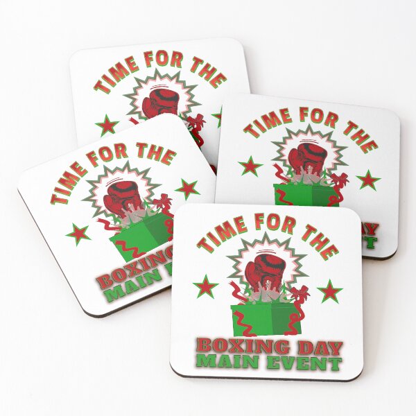 Item preview, TIME FOR THE BOXING DAY MAIN EVENT (Christmas Design) designed and sold by FREEKNSTEIN.