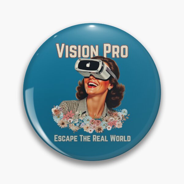 Item preview, Retro Futuristic Vision Pro Design - Escape the Real World designed and sold by danfreeze.