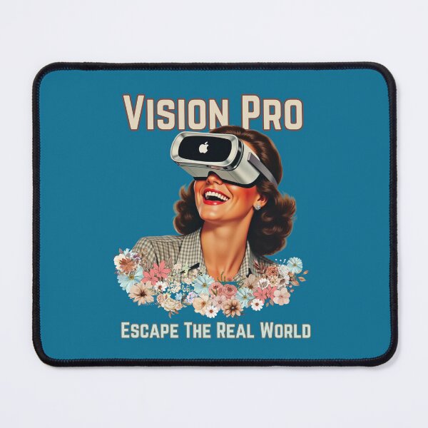 Item preview, Retro Futuristic Vision Pro Design - Escape the Real World designed and sold by danfreeze.