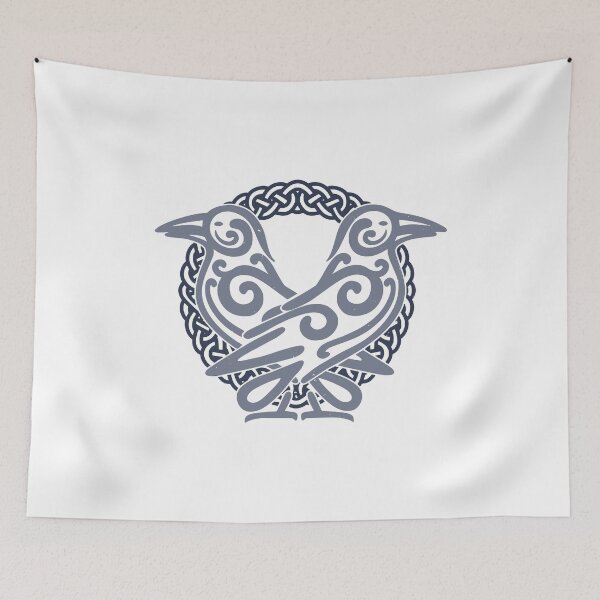 Item preview, Odin's Ravens Huginn & Muninn | Norse Mythology designed and sold by Time Nomads.