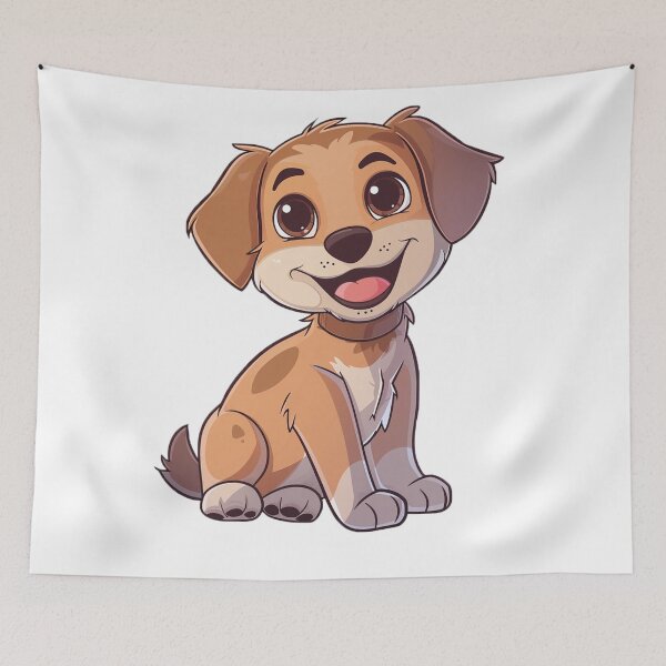 Item preview, Cute cartoon dog designed and sold by Stickermagician.