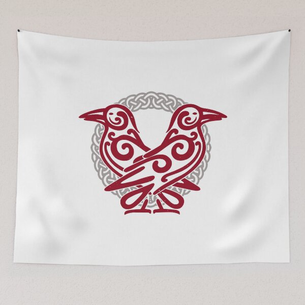 Item preview, Odin's Ravens Huginn & Muninn | Norse Mythology designed and sold by Time Nomads.