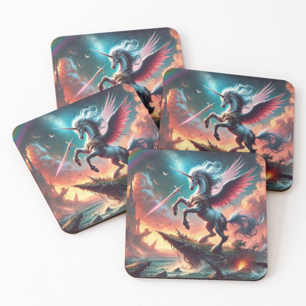 Item preview, AI genrated hero unicorn designed and sold by AI-this-is-AI.