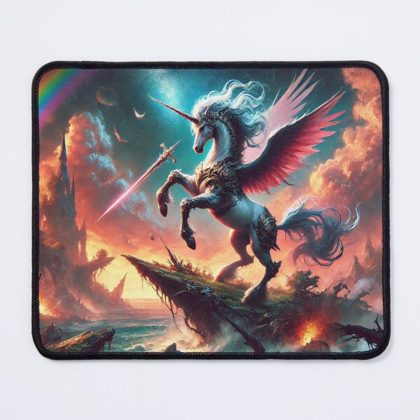 Item preview, AI genrated hero unicorn designed and sold by AI-this-is-AI.