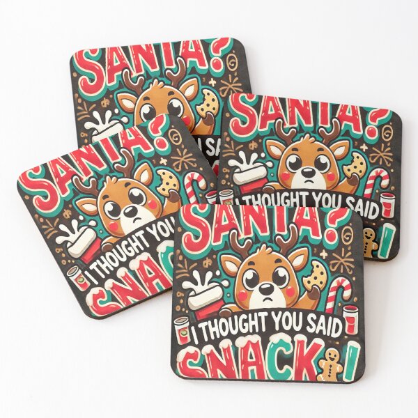 Item preview, Santa? I Thought You Said Snacks!" – Festive Humor T-Shirt designed and sold by Rahmounik.