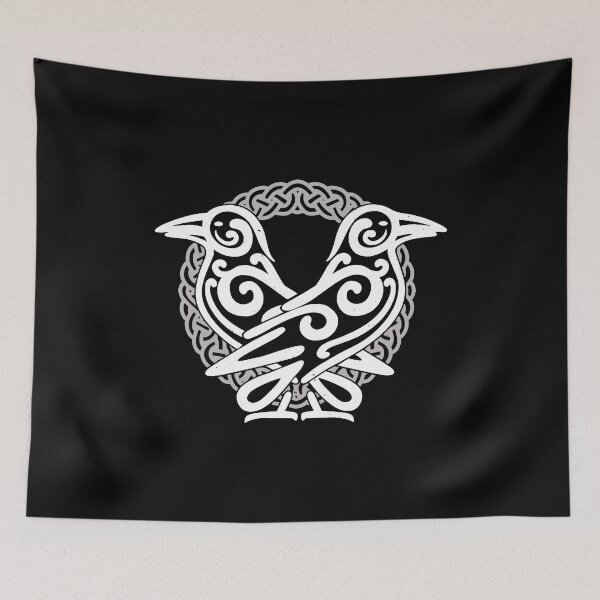 Item preview, Odin's Ravens Huginn & Muninn | Norse Mythology designed and sold by Time Nomads.