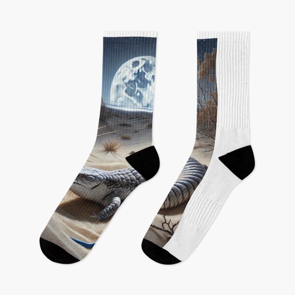 Item preview, Blue Tongue Skink Night Burrow - Moonlit Desert designed and sold by NocturnalNook.