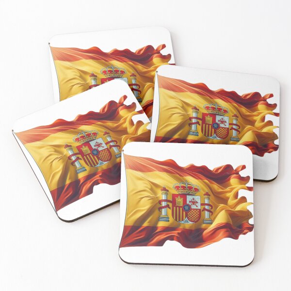Item preview, Spain waving flag  designed and sold by DesingworldTR.