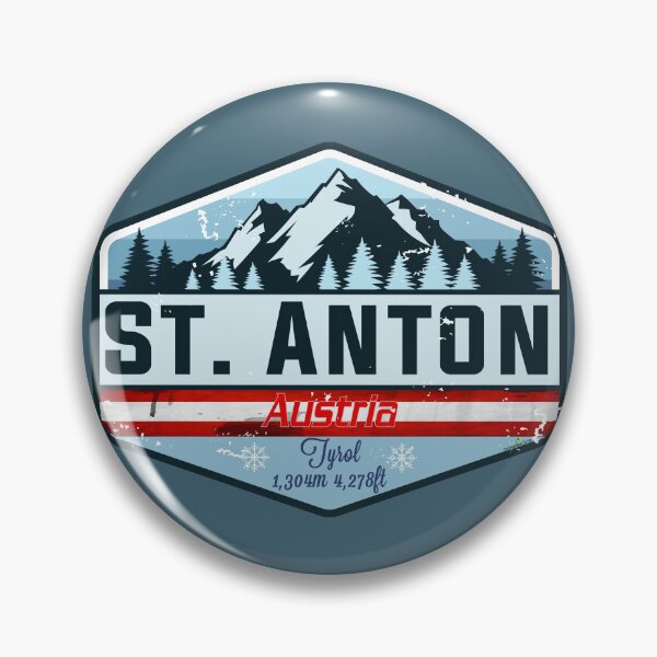 Item preview, St Anton am Arlberg, St. Anton Austria Tyrol Ski Sticker T-Shirt 02 designed and sold by OuterShellUK.
