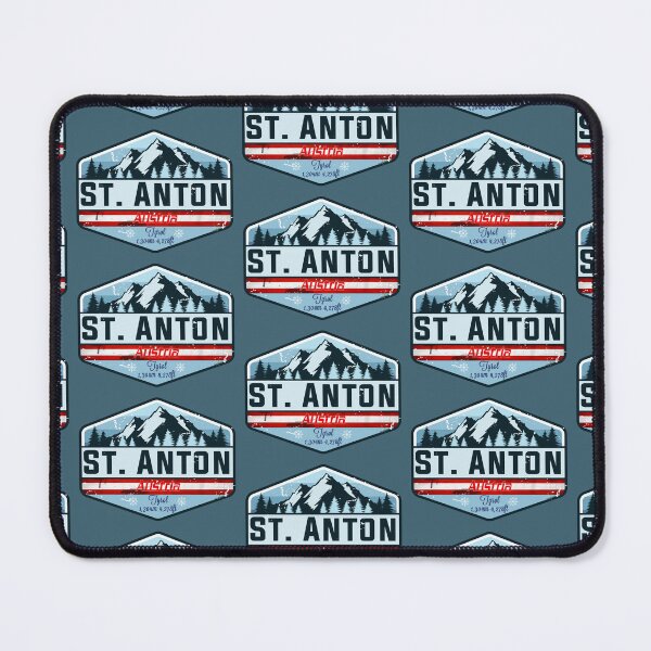 Item preview, St Anton am Arlberg, St. Anton Austria Tyrol Ski Sticker T-Shirt 02 designed and sold by OuterShellUK.