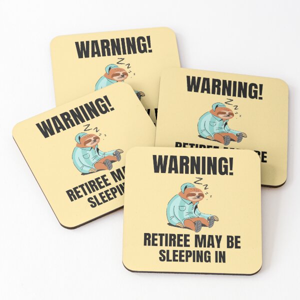 Item preview, Warning Retiree May be Sleeping designed and sold by 87-Aesthetics.